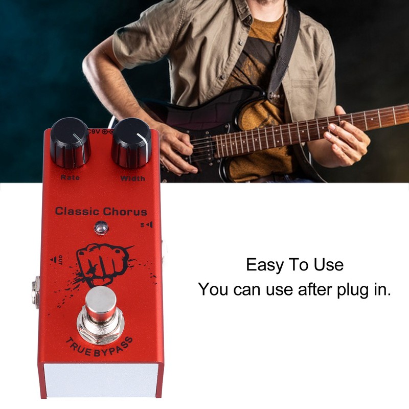Electric Guitar Effects Pedal Portable Multiple Effects Accurate Chorus Guitar