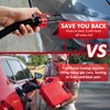 Fuel Transfer Pump, Automatic Portable AA Battery Gas Pump Easy