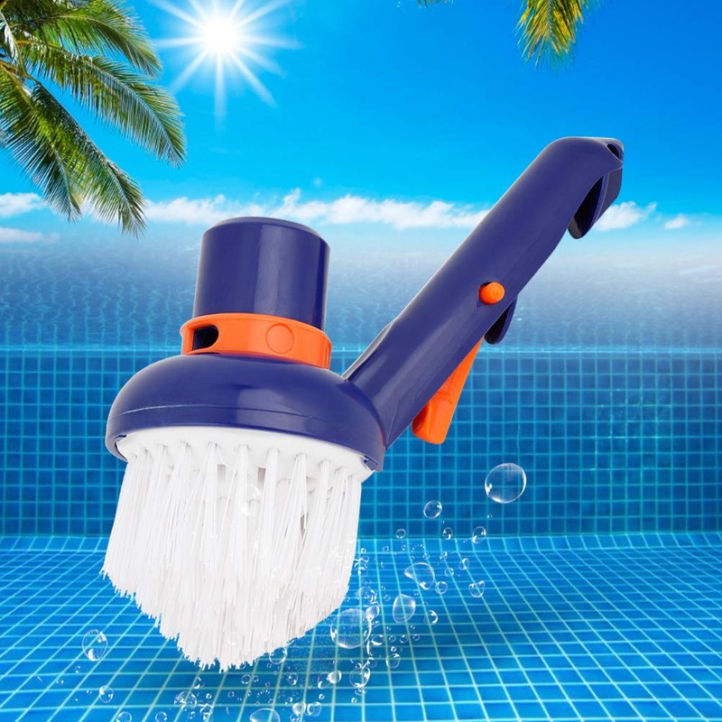BORDSTRACT Pool Corner Vacuum Brush Swimming Pool Step Vac Brush