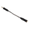 2.5mm to 3.5mm Sound Cable Female to Male Single Crystal