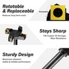 ZahyoX CNC Spoilboard Surfacing Router Bit, 1/2" Shank, 4 Wings,