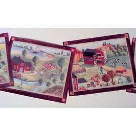 Country Seasons Diecut Wallpaper Border