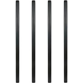 4 Pack DN20(3/4-inch） Malleable Iron Pipe Fittings for DIY, (90cm/36in) Industrial Steampunk Electrophoresis Threaded Pipe