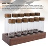 12pcs Coffee Bean Storage Tubes Glass Sealed Dosing Coffee Bean