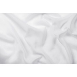 LINDER 0390/10/344 Gardine, lang, Polyester, Kräuselband, 300 x 240 cm, Leinenweiß