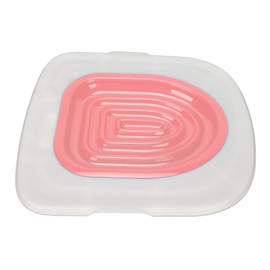 Cat Toilet Training Kit, Universal Cat Toilet Trainer Environmentally Friendly Easy to Install Reusable for Home (White Tray, 1 Inner Support)