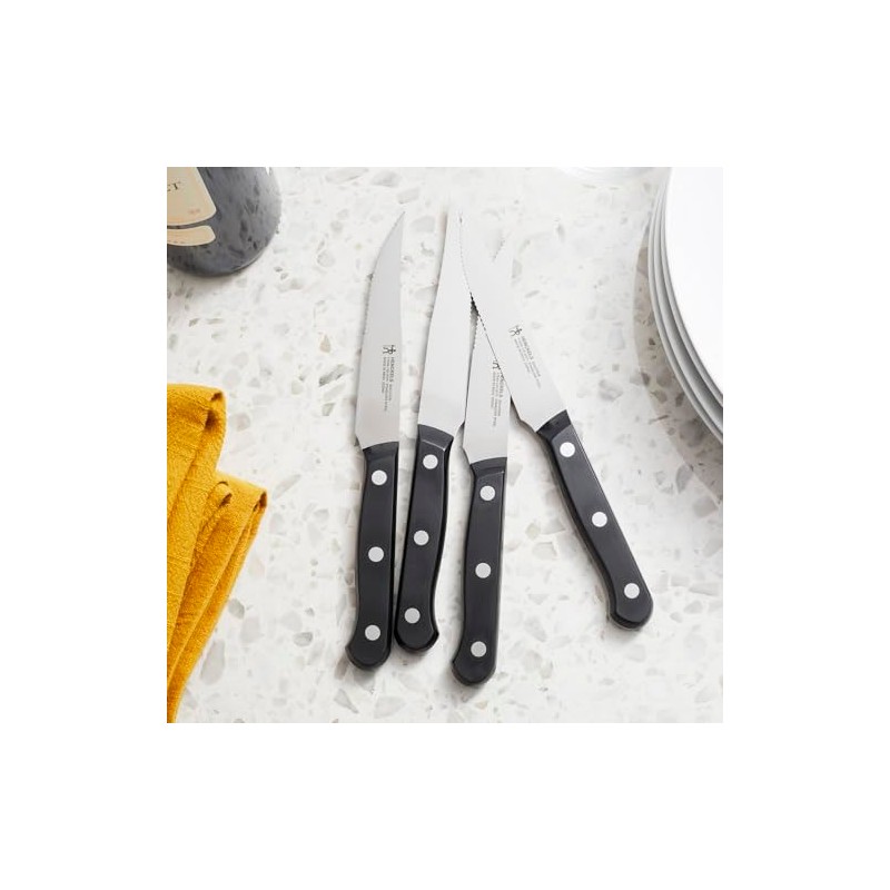 HENCKELS Solution Razor-Sharp Steak Knife Set of 4, German Engineered