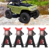 4PCS Mini Jack Stand Adjustable Aluminum Alloy Scale Jack Stand