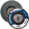 Weiler 51125 4-1/2" Tiger Paw Abrasive Flap Disc, Conical (Ty29),