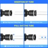 TAILONZ PNEUMATIC Straight Reducing 12MM x 10MM Plastic Tube OD