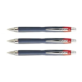 Uni-Ball Jetstream SXN217 Retractable Rollerball Pen Fine Point 0.7mm - Red (Pack of 3)