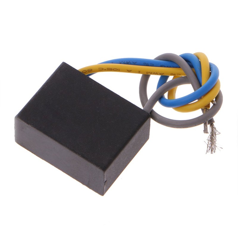 SUCHUANGUANG Black CBB61 1.5uF+2.5uF 3 Wires 250V 50/60Hz Capacitor for
