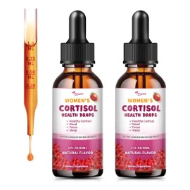 Wanish Suplementos Cortisol Para Mujeres Gotas Líquidas