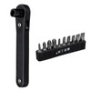 sourcing map Right Angle Screwdriver 4" 90 Degree Magnetic Mini