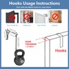 VERONLY Hanging Wall File Folder Organiser - Over Door Storage