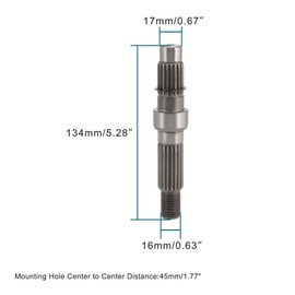 GOOFIT Short Output Shaft for GY6 125cc 150cc Engine Bearing ATV Scooter Go Kart