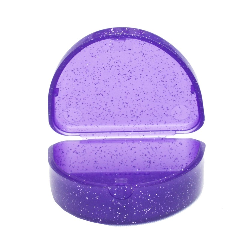 Slim Orthodontic Dental Case - Colour & Glitter Choices for