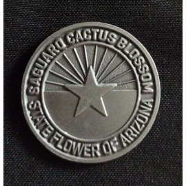 Saguaro Cactus Blossom State Flower Of Arizona National Park Coin Token