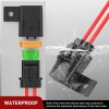 Nilight 6pcs Inline Fuse Holder 12AWG Waterproof ATC/ATO Blade Fuse