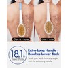 Back Scrubber Body Shower Brush: Anti Slip Long Handle Bath