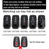 ontto 6-Button Key Cover Fit for Toyota Key Remote for