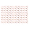 100 Pcs Binder Clips Hollow Heart Shape Strong Clamping Force