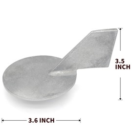QuickMarine 688-45371-01 Boat Motor Trim Tab Anode with Bolt for Yamaha 50-90 HP Outboard Models replaces 67F-45371-00 6K5-45371-00 Marine Engine