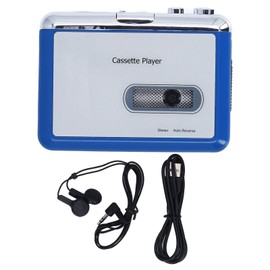 Bluetooth Cassette Player Auto Reverse Clear Stereo Cassette to MP3 Converter Portable Cassette Player with LED Indicator