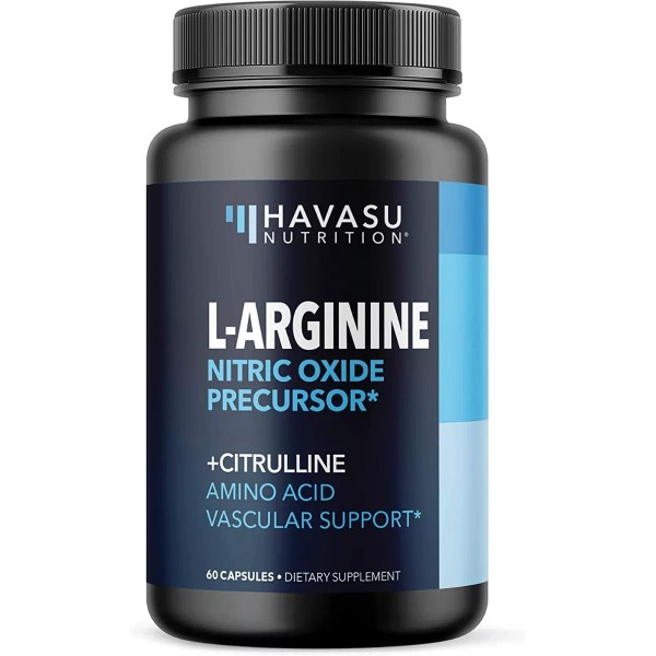 Havasu Nutrition L-arginina Con Citrulina 60 Caps. Precursor Oxido Nítrico