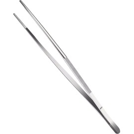 MD 12" TWEEZERS ( Herp Feeding Tool ) Snake Reptile Stainless Steel