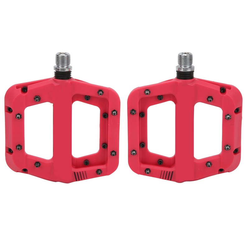 Enlee 2pcs Mountain Bike Pedals NonSlip Nylon Fiber Lightweight Bicycle