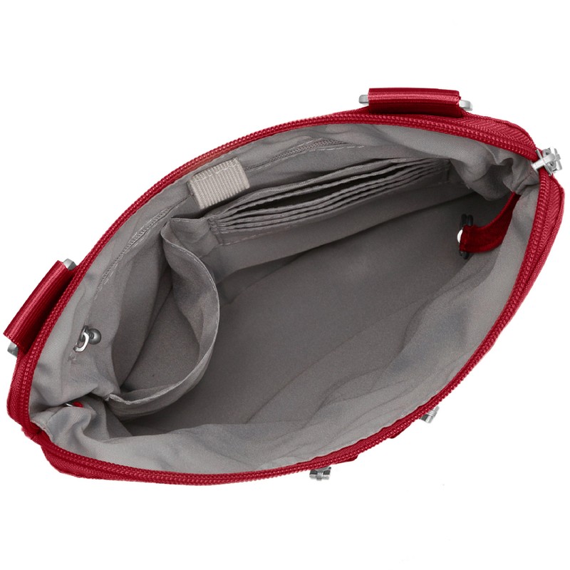 Baggallini Unisex Horizon Crossbody Convertible Cross Body, Apple