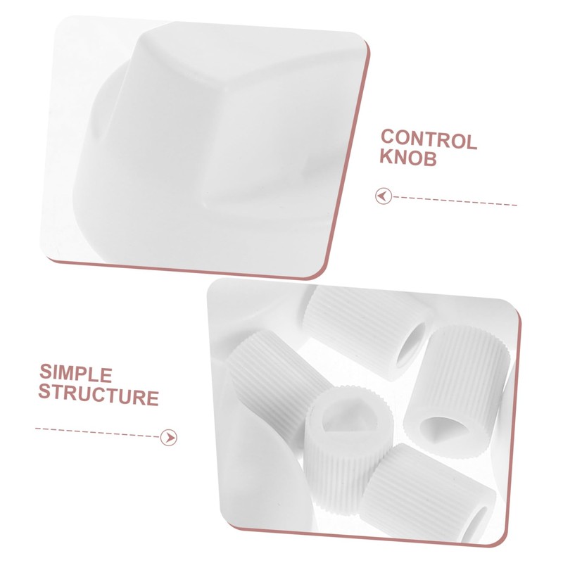 ULTECHNOVO 4 Pack Control Knobs with Adapters Stove Replacement Parts