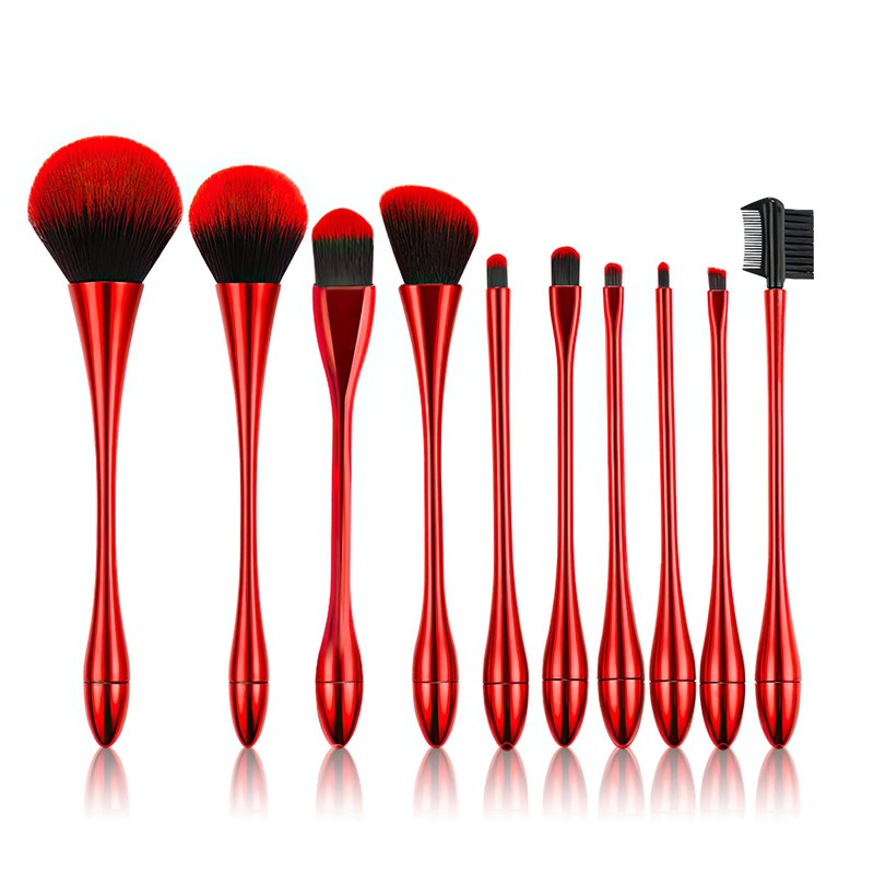 Generic 8SNQ 10pcs Synthetic Foundation Concealer Powder Blush Eyeshadow Eyebrow