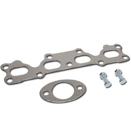 Aluminum Exhaust Manifold Header Gasket Set Compatible with 90-93 Mazda Miata 1.6L