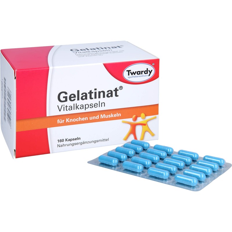 GELATINAT Vital Capsules, Pack of 160