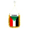 Sudan Mini Banner - International Country Pride Car Display