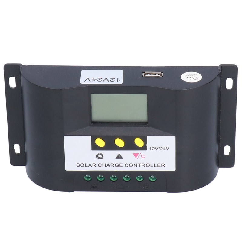 Intelligent Solar Charge Controller with Adjustable Timer Control Modes LCD