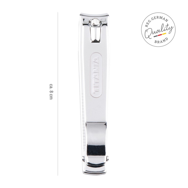 TITANIA Fußnagel Nagelknipser groß mit Feile • Nagelzwicker für dicke