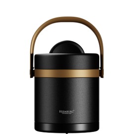 HEEMBURG 1.3L Stainless Steel Thermal Container | Insulated Container for Hot Foods, Meals and Soups | Ideal for Office and Outdoor Activities | Food Container / Heat Container