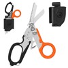 Trauma Shears Emergency Response Shears, Stainless Steel Foldable Scissors Pliers,