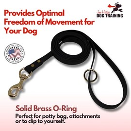 Correa de goma para perros, Biothane, correa de entrenamiento para perros, impermeable, resistente a la intemperie, fabricada en los Estados Unidos, 1.8 metros de largo, para perros pequeños, medianos y grandes o cachorros, varios tamaños y colores.