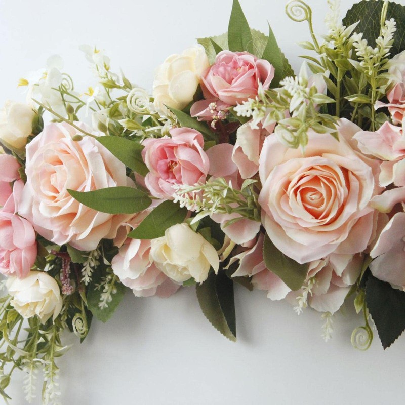 Wedding Arch Flowers | Rustic Flower Swag for Wedding Arch,Artificial