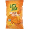Late July Snacks Nacho Cheese Tortilla Chips, 7.8 oz Bag