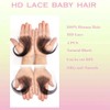 Edges Hair Top Swiss HD Lace 100% Real Human Hair
