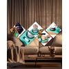 Hitseon Couch Cup Holder Tray, Handy Soft Silicone Acacia Wooden