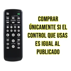Control Compatible Con Sony Modular Estéreo Series Rm Audio