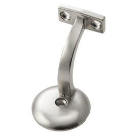 Hand Rail Brackets Collection Handrail Bracket 3 Inch x 2 Inch Satin Nickel Finish (5 Pack)