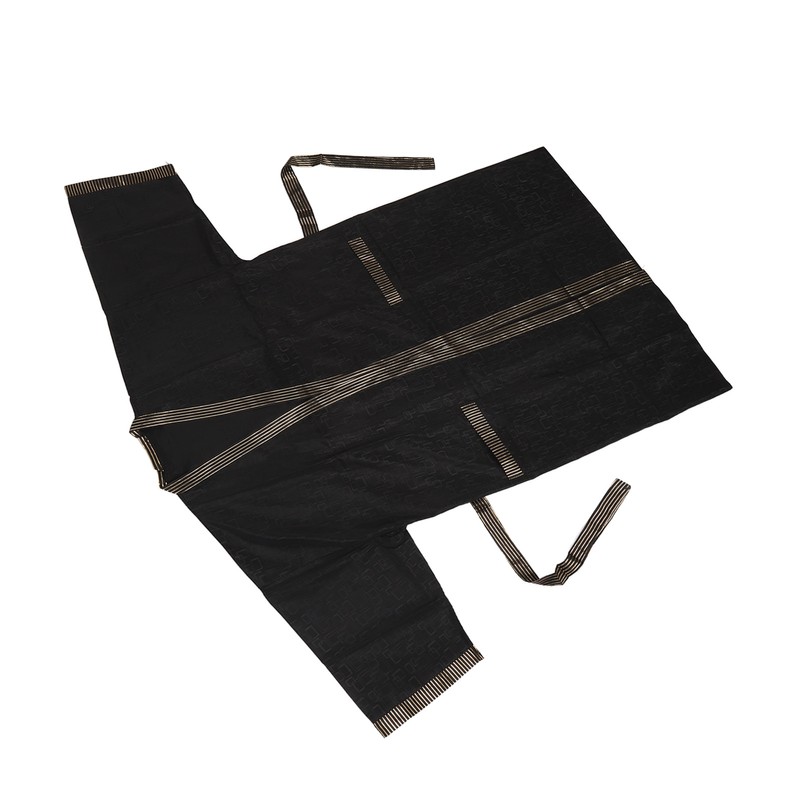 Haircut Gown with Pocket Short Sleeve Professional Belt Grooming Work