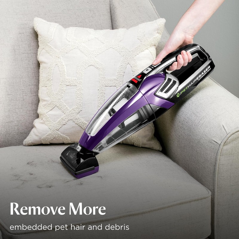 BISSELL Pet Hair Eraser Cordless Hand Vacuum, Lithium Ion, Home,